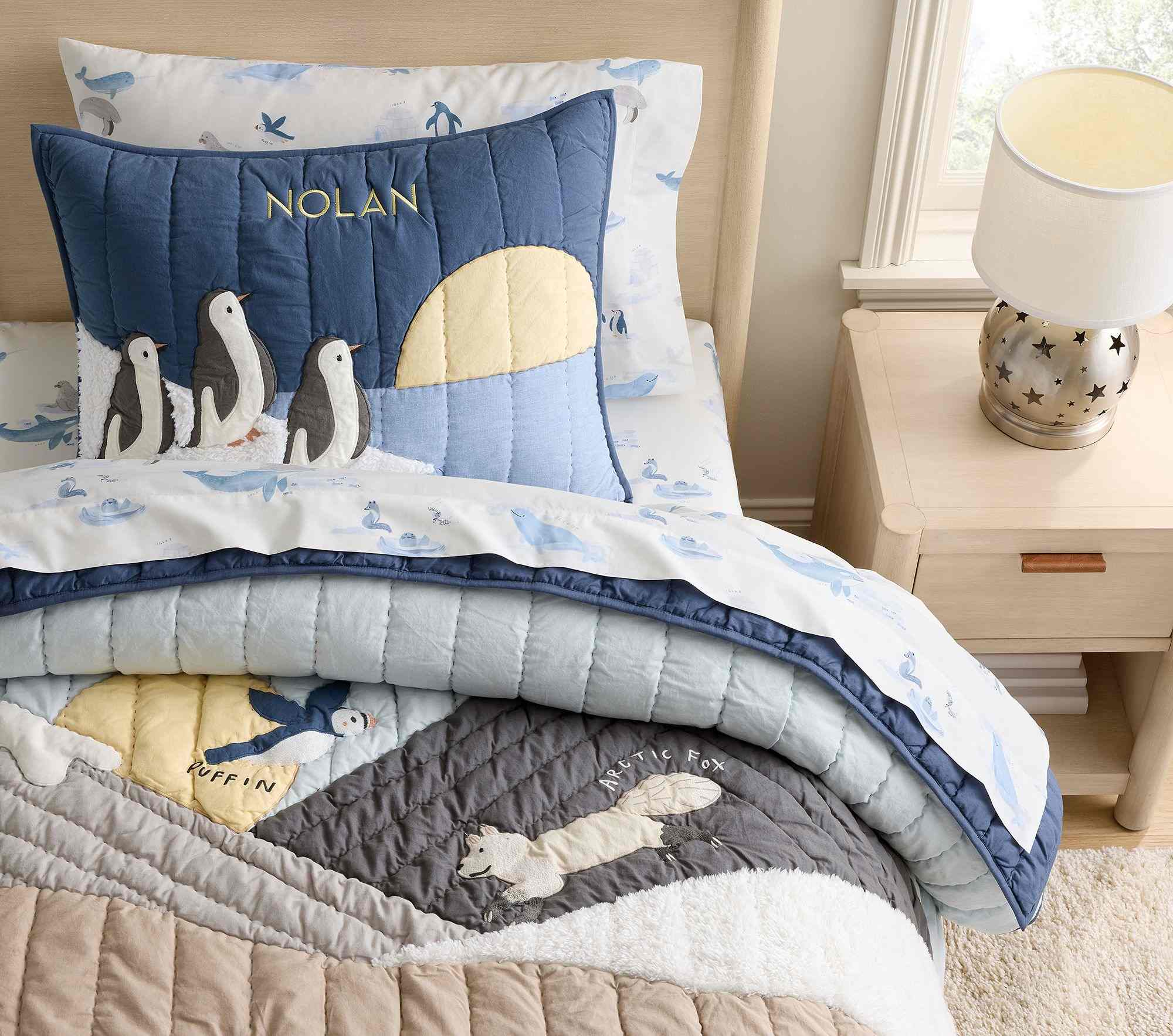 Pottery Barn Kids | Arctic Animals Quilt & Shams