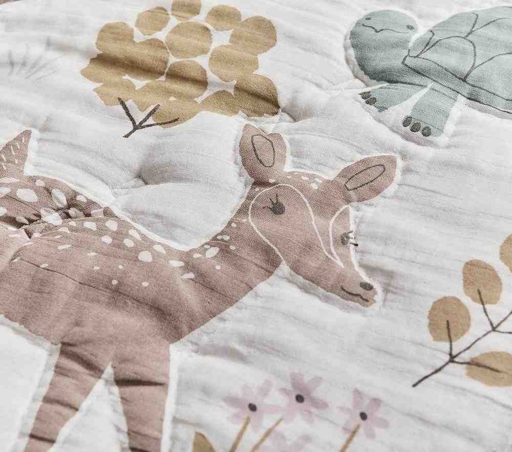 Dakota Woodland Muslin Travel Play Mat