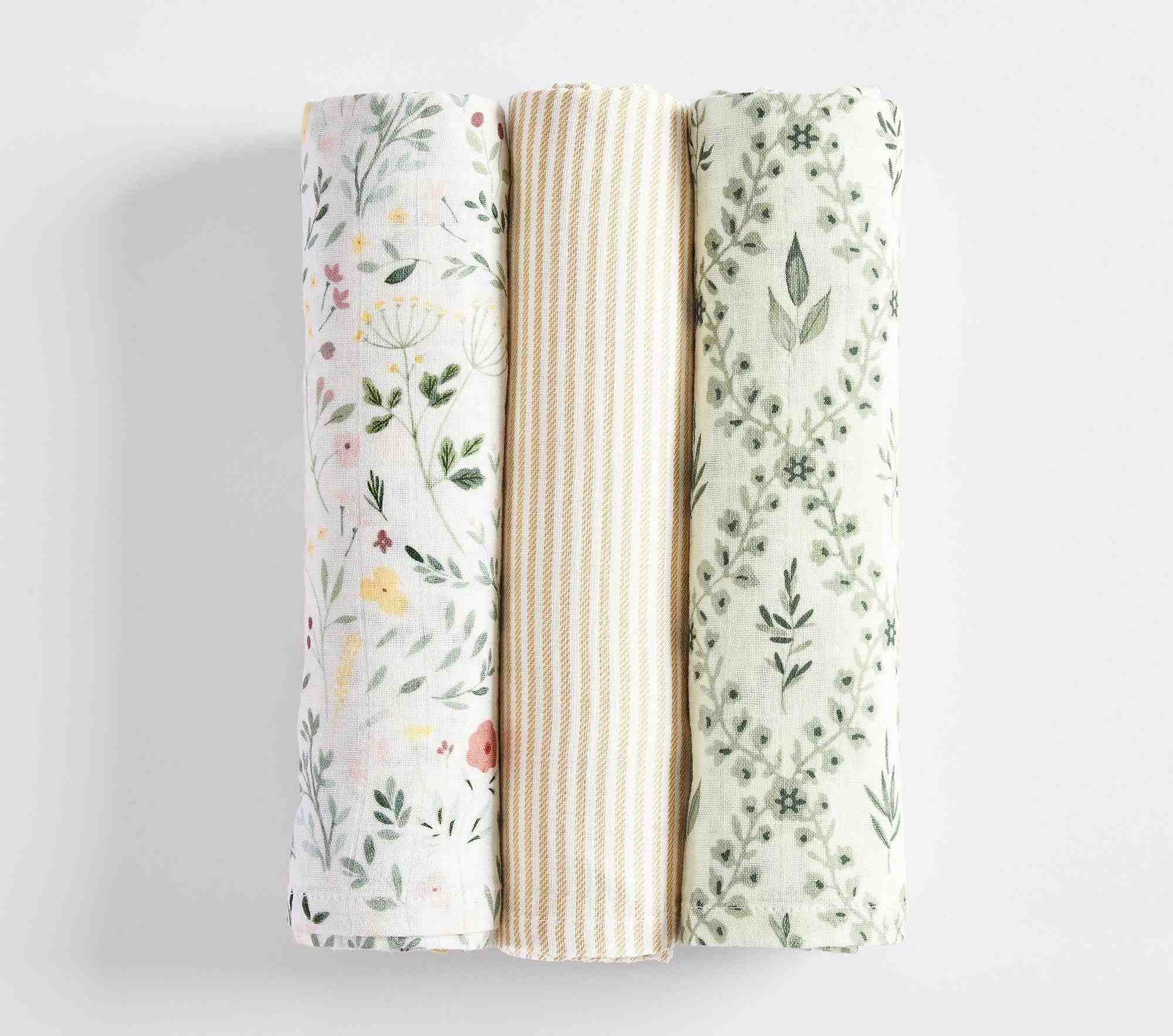 Organic Chris Loves Julia Wildflower Swaddle SetSwaddle SetMulti