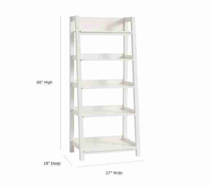 Morgan Leaning Bookcase