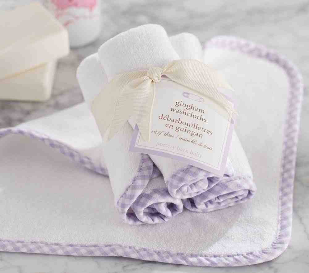 Gingham Washcloth