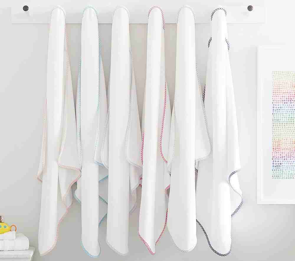 Gingham Baby Hooded Towel