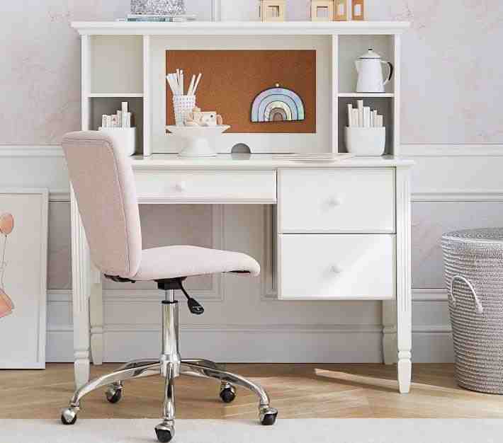 Square Upholstered Desk Chair