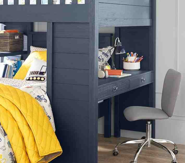 Square Upholstered Desk Chair