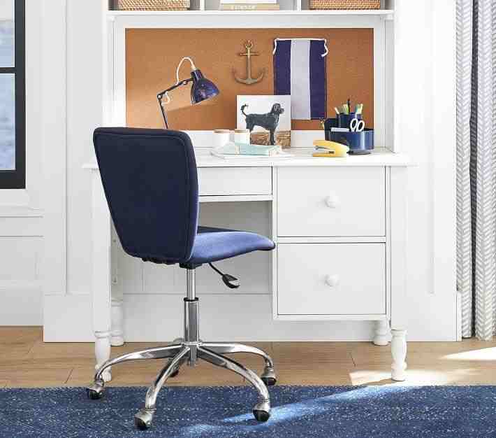 Square Upholstered Desk Chair