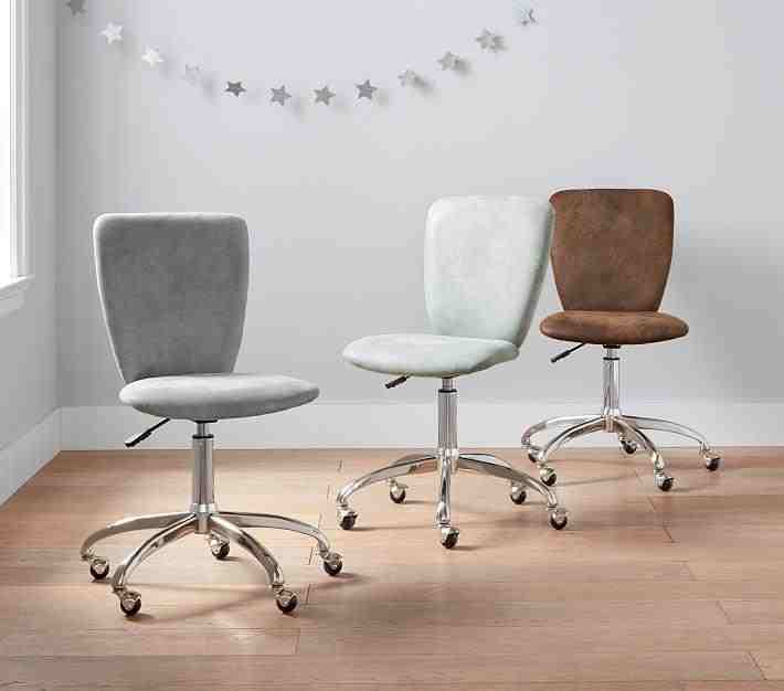 Square Upholstered Desk Chair