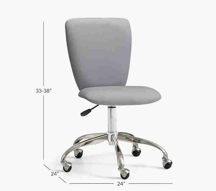 Square Upholstered Desk Chair