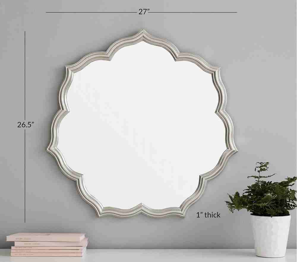Silverleaf Petal Mirror