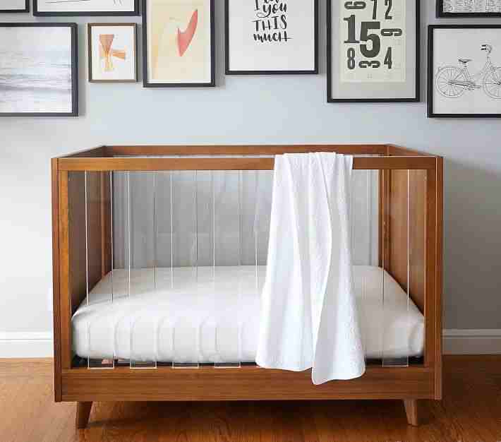 Sloan Acrylic Convertible Crib