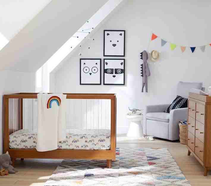 Sloan Acrylic Convertible Crib