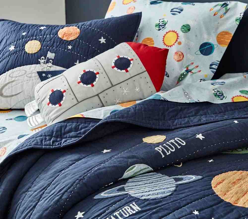 Light Up Rocket Pillow