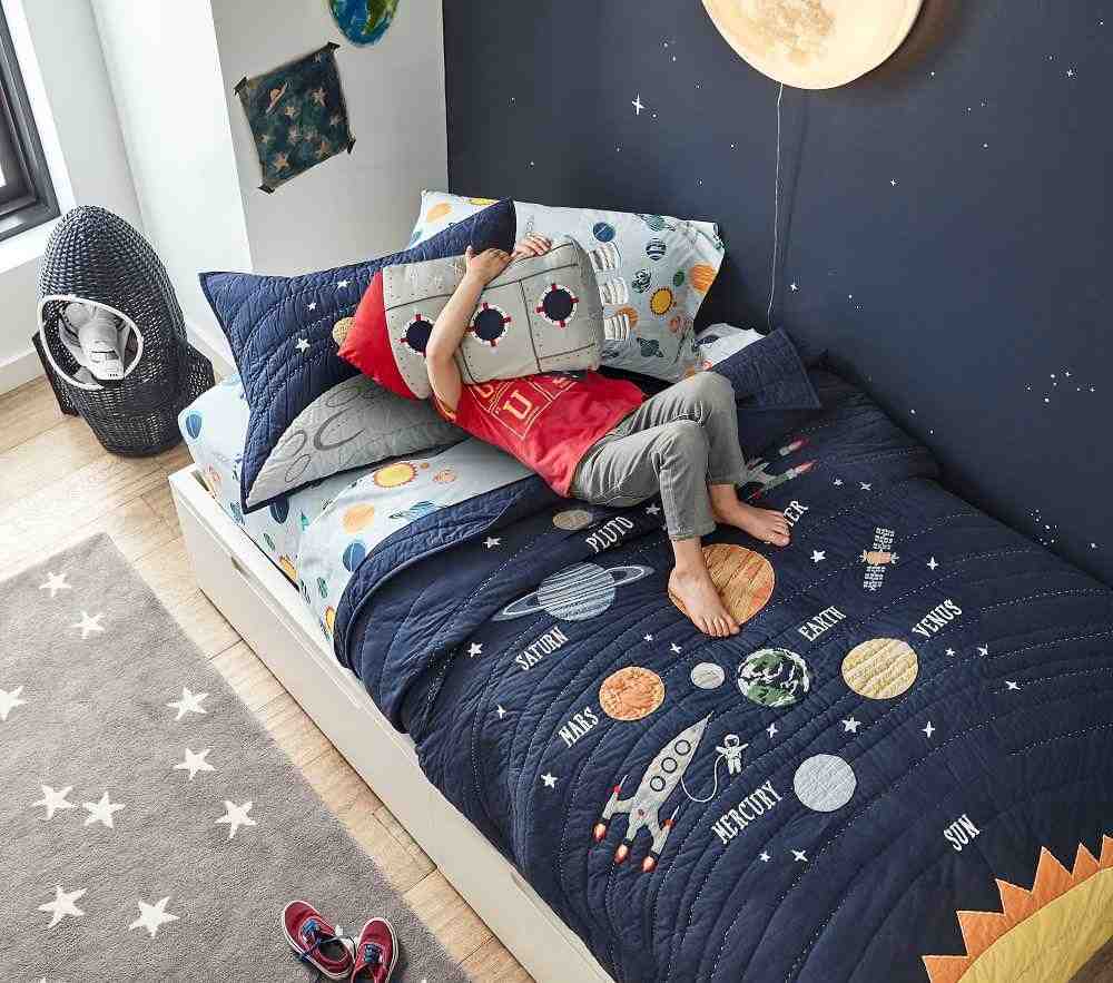 Light Up Rocket Pillow