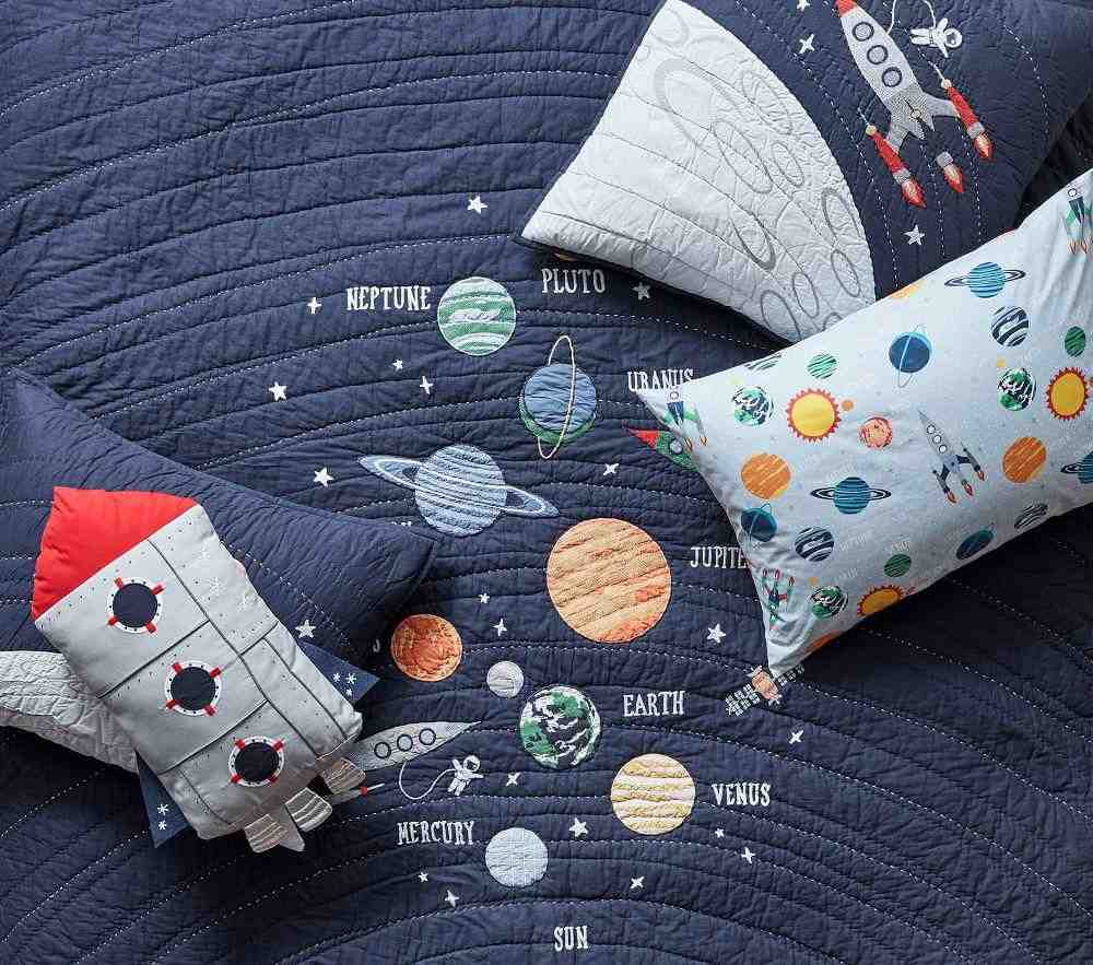 Light Up Rocket Pillow