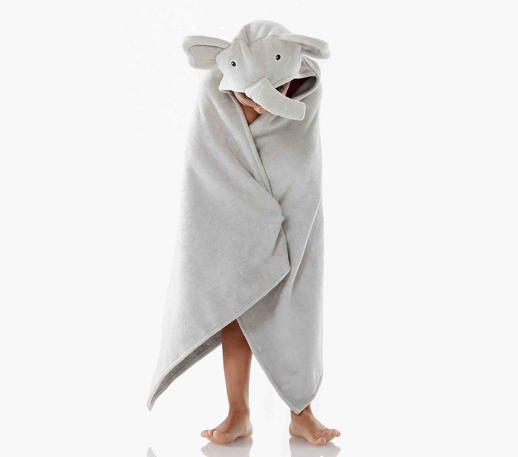 Elephant Kid Hooded Towel