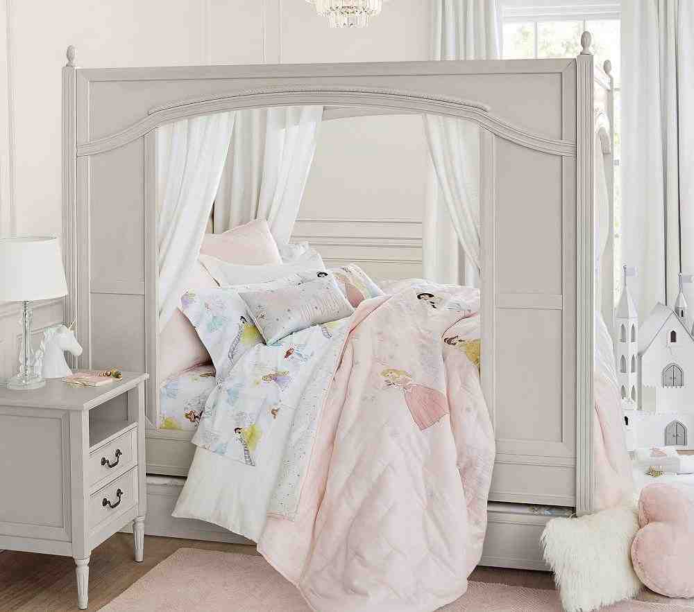 Pottery Barn Kids | Disney Princess Castles Organic Sheet Set & Pillowcases