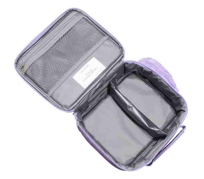 Mackenzie Lavender/Aqua Ombre Sparkle Glitter Lunch Boxes