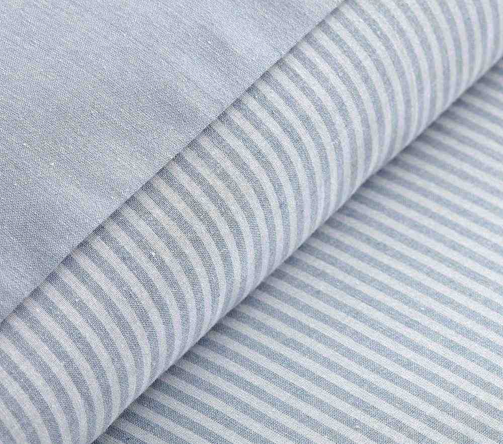 Organic Chambray Reversible Duvet Cover & Standard Sham