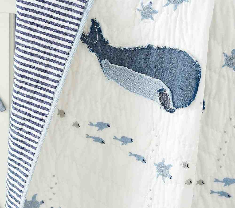 Jack Toddler Quilt Blue Multi
