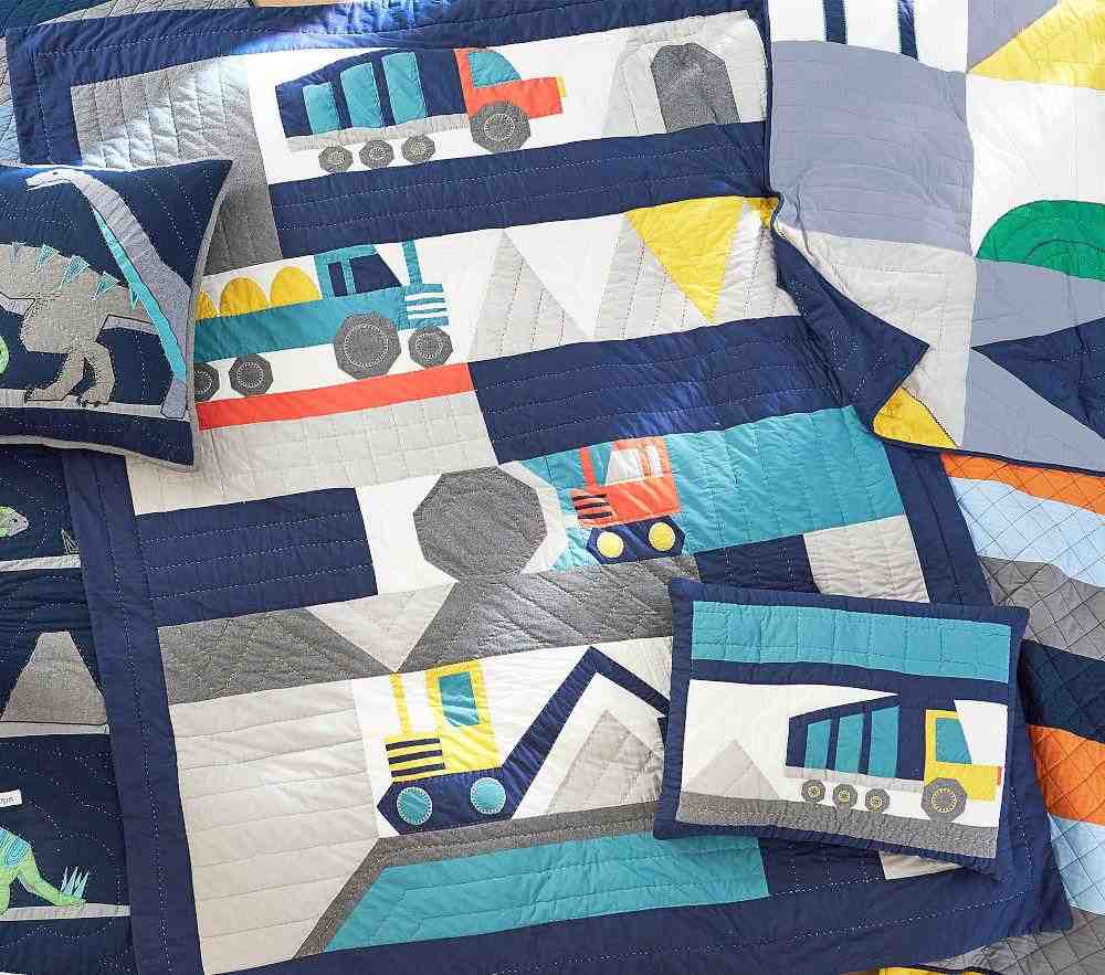 Jax Construction Quilt & Standard Sham