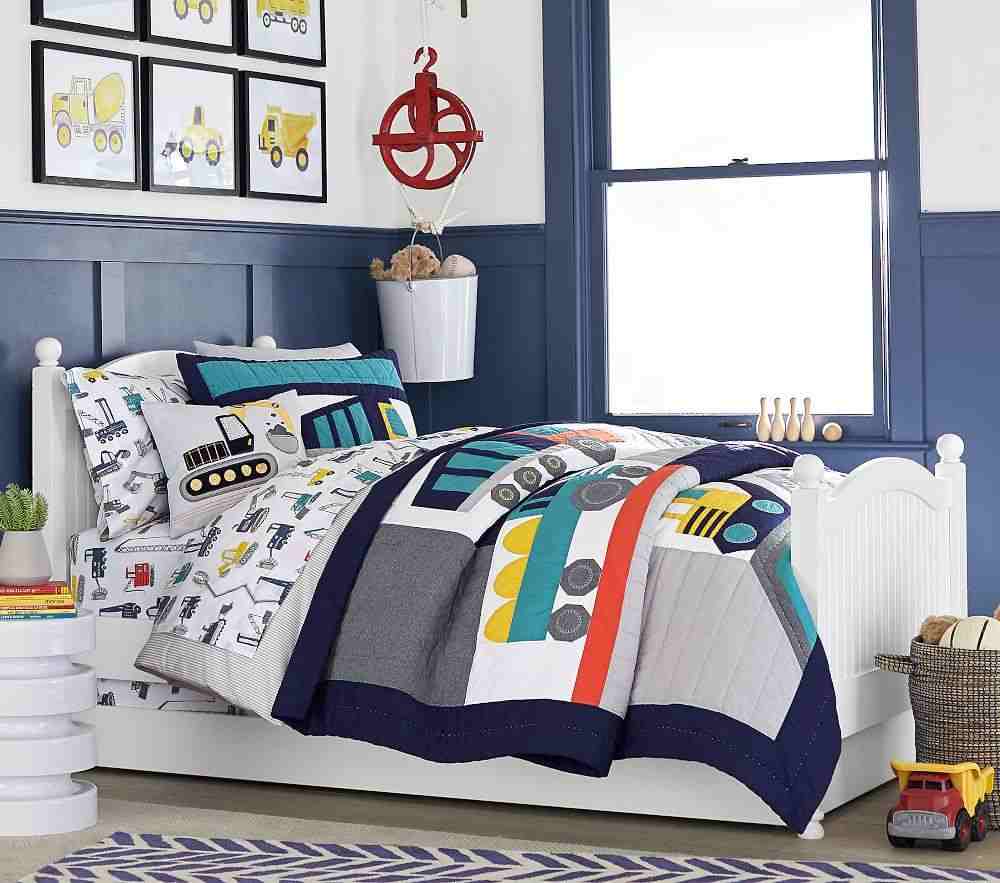 Jax Construction Quilt & Standard Sham
