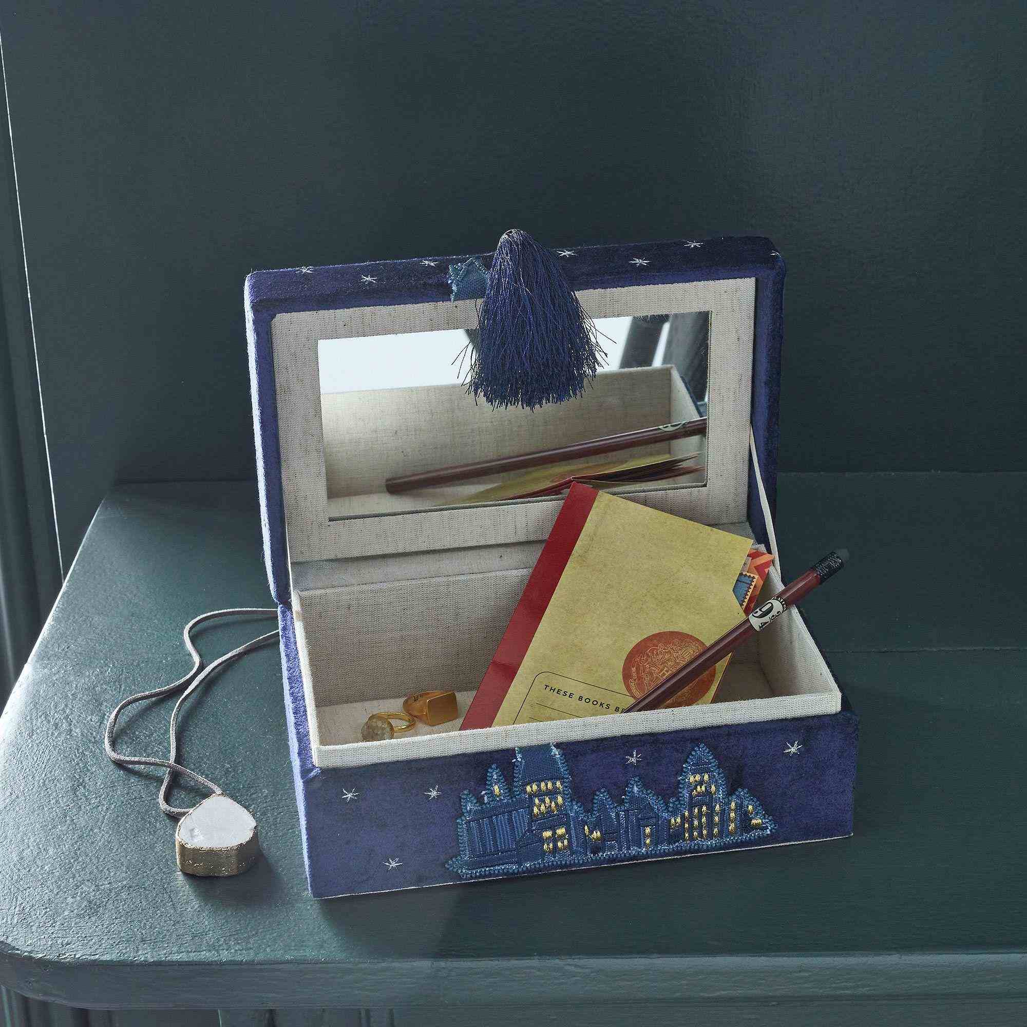 Harry Potter Beaded Velvet Jewelry Boxes