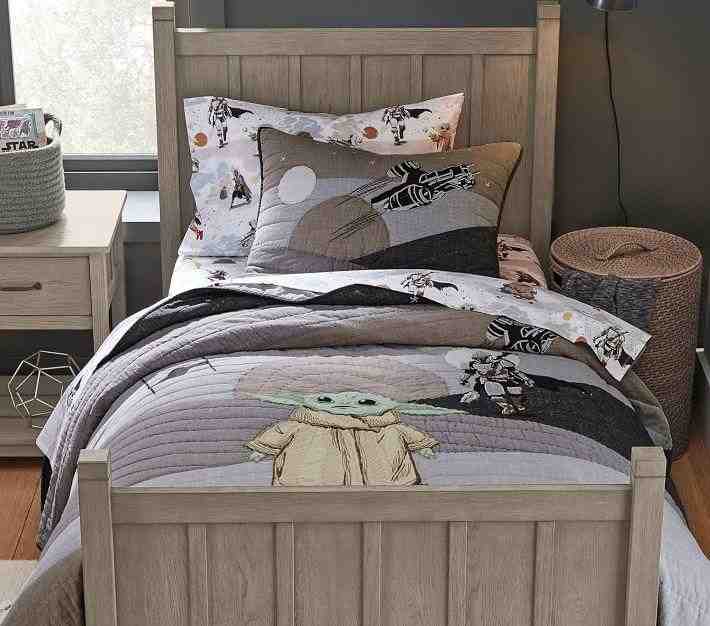 Pottery Barn Kids | Organic Star Wars™ The Mandalorian™ Sheet Set and Shams