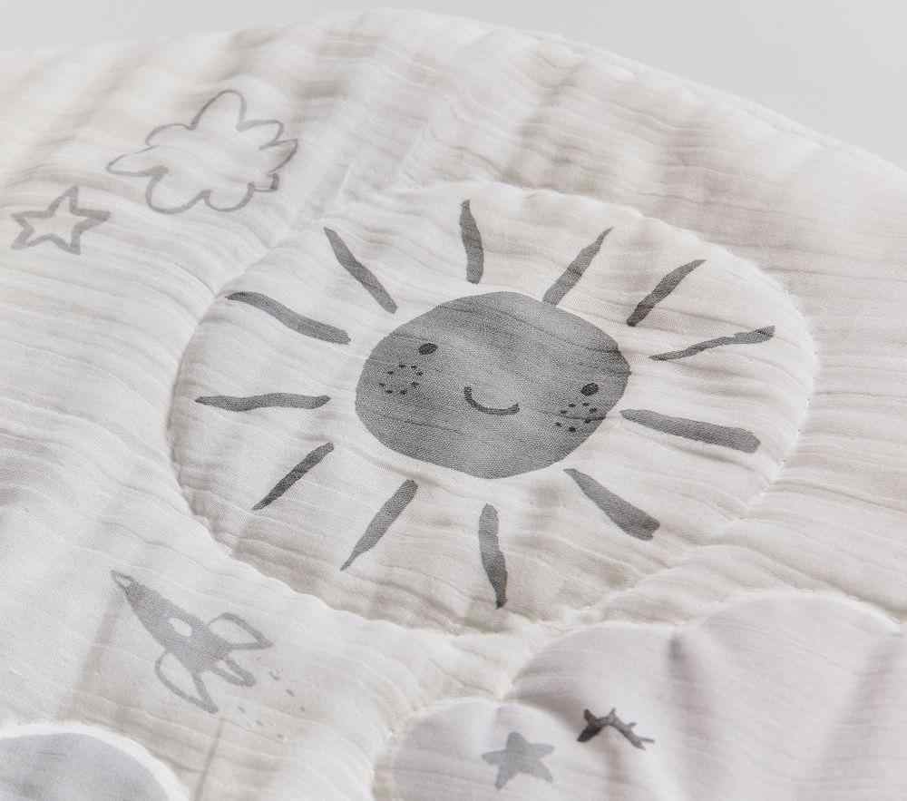 Skye Moon & Stars Muslin Travel Play Mat