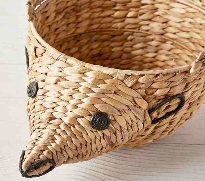 Shaped Critter Storage, Hedgehog Diaper Caddy