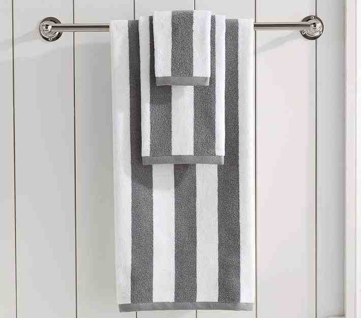 Rugby Stripe Bath Towel Collection