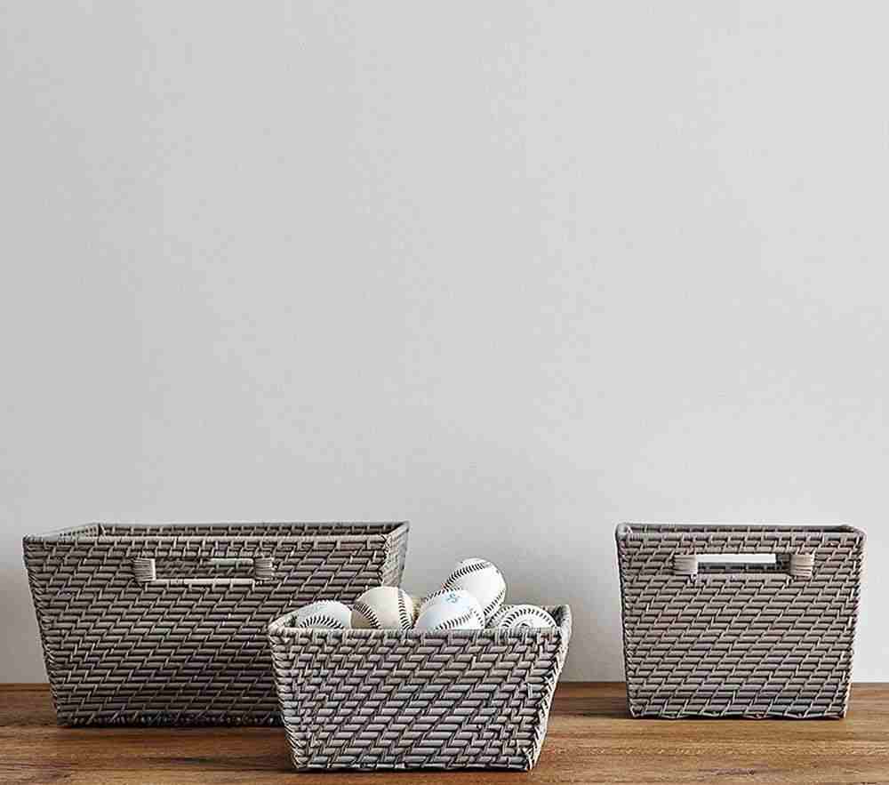 Gray Quinn Utility Basket