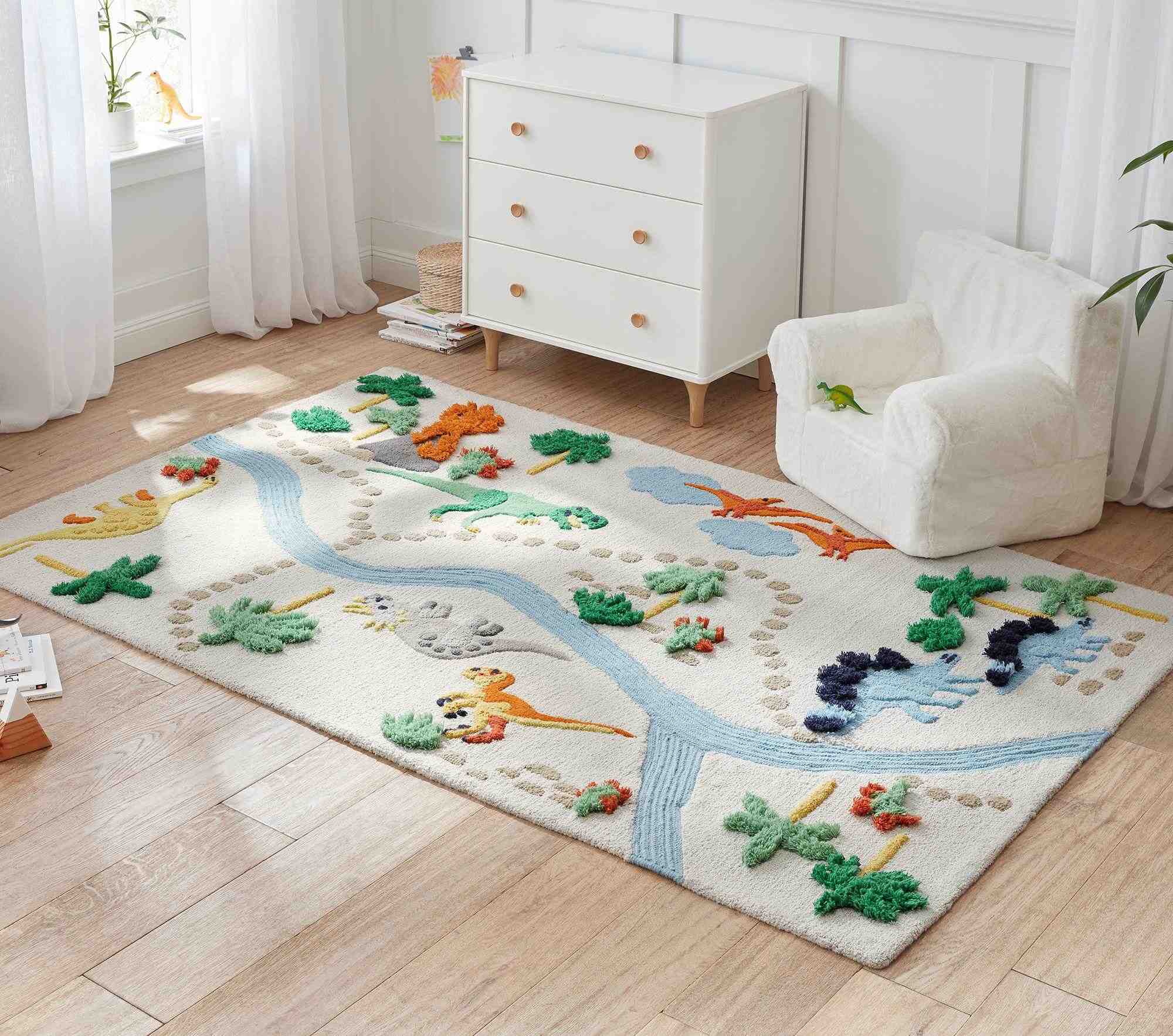 3-D Activity DiNo Play Rug