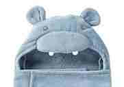 Hippo Baby Hooded Towel