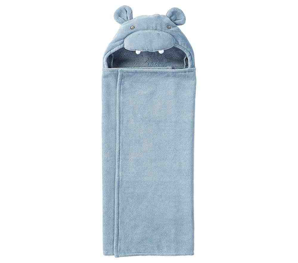 Hippo Baby Hooded Towel