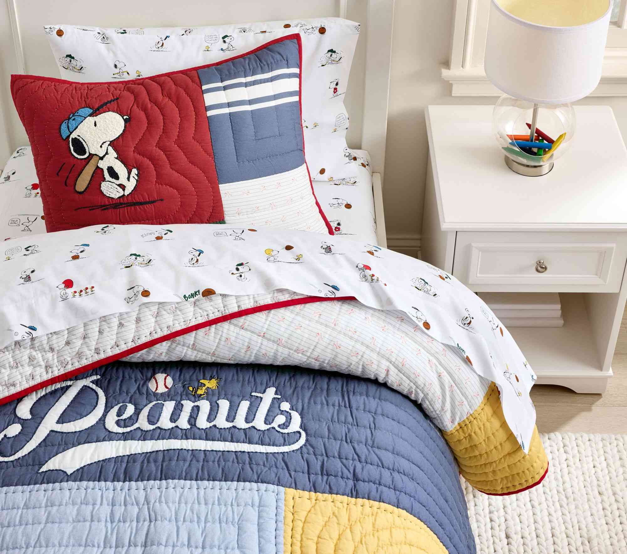 Peanuts® Snoopy® Sports Quilt & Shams