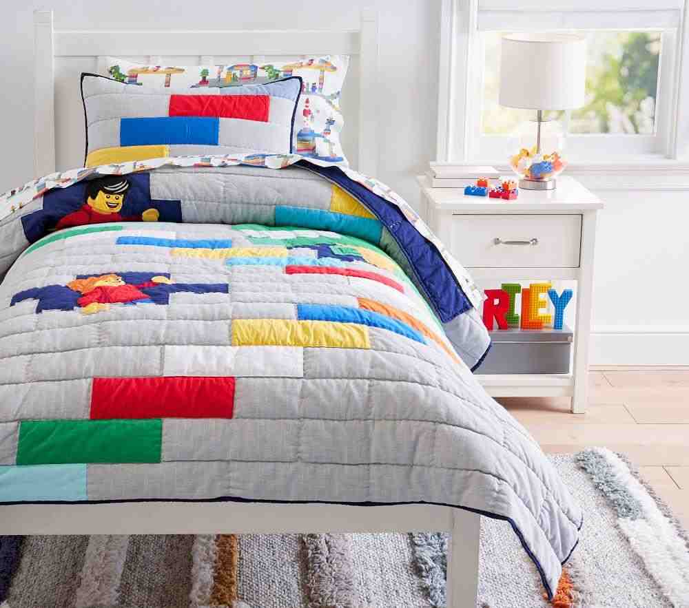 Lego Quilt and Shams