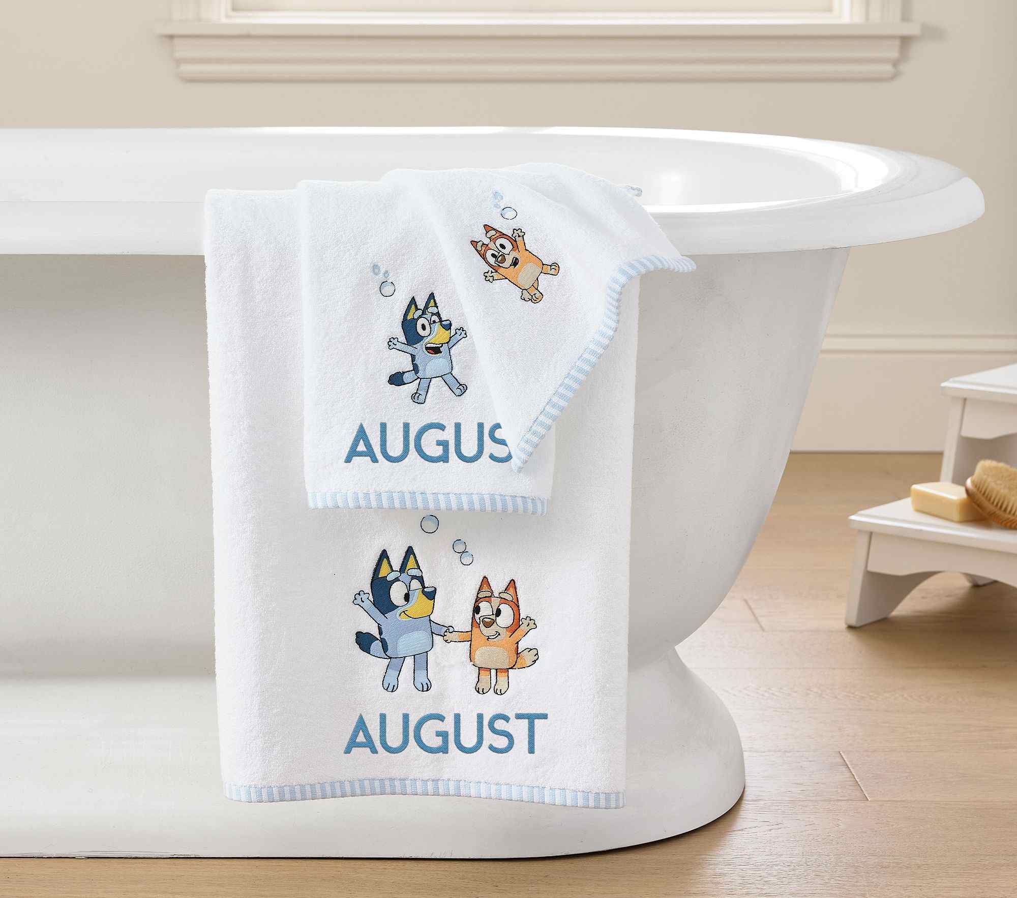 Bluey Bath Towels