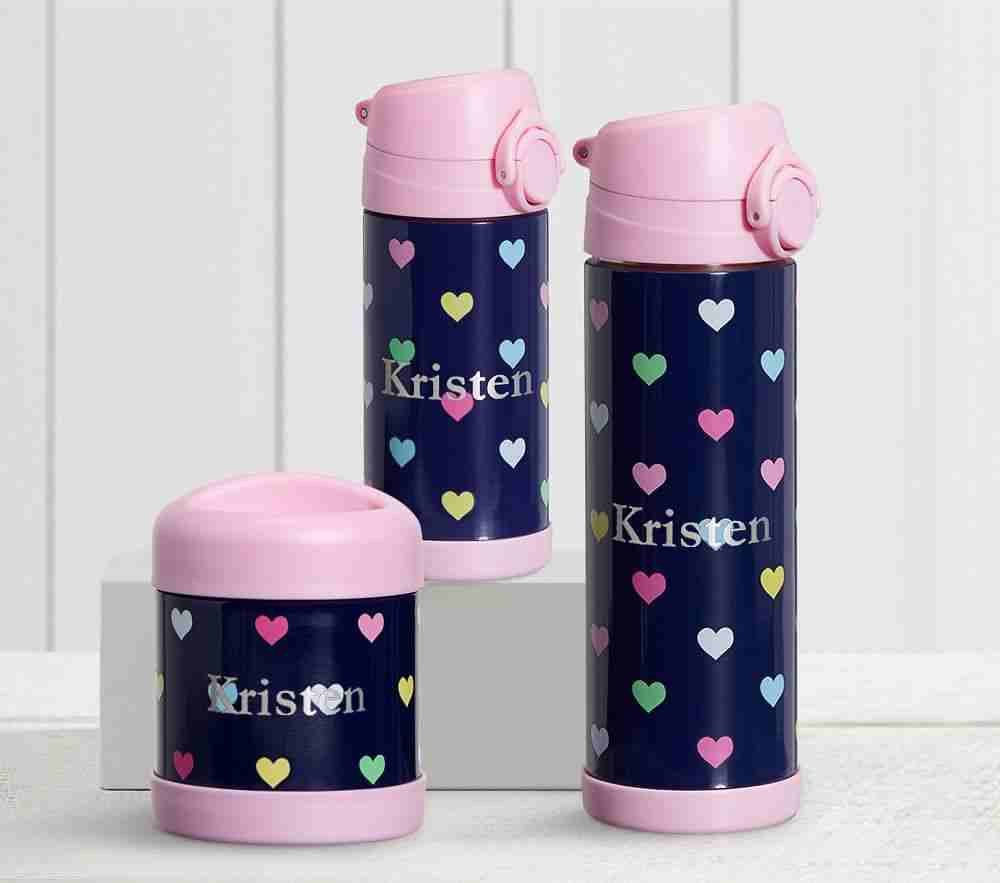 Navy/Pink Multi Heart, Hot & Cold Mackenzie Container
