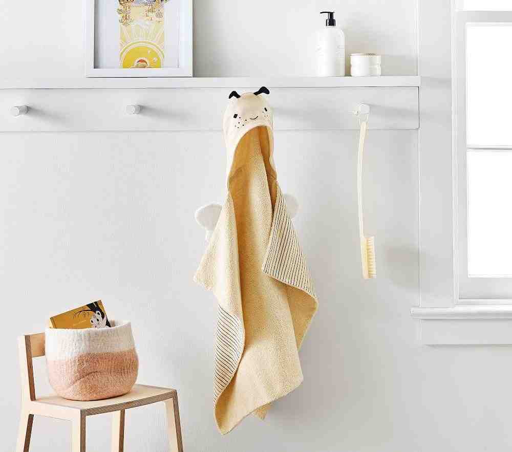 Bumble Bee Muslin Baby Hooded Towel