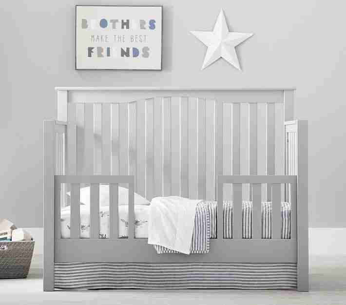 Kendall 4-in-1 Toddler Bed Conversion Kit - Weathered Navy
