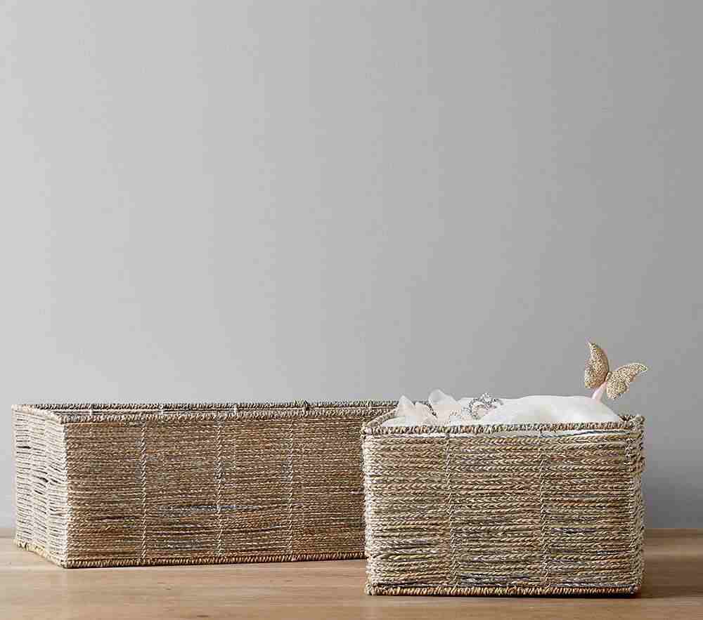 Silver Rope Utility Basket