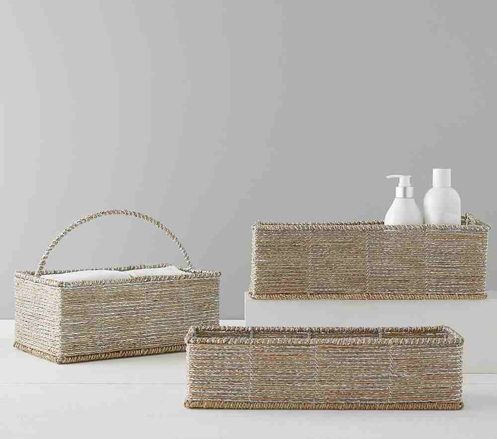 Silver Rope Utility Basket