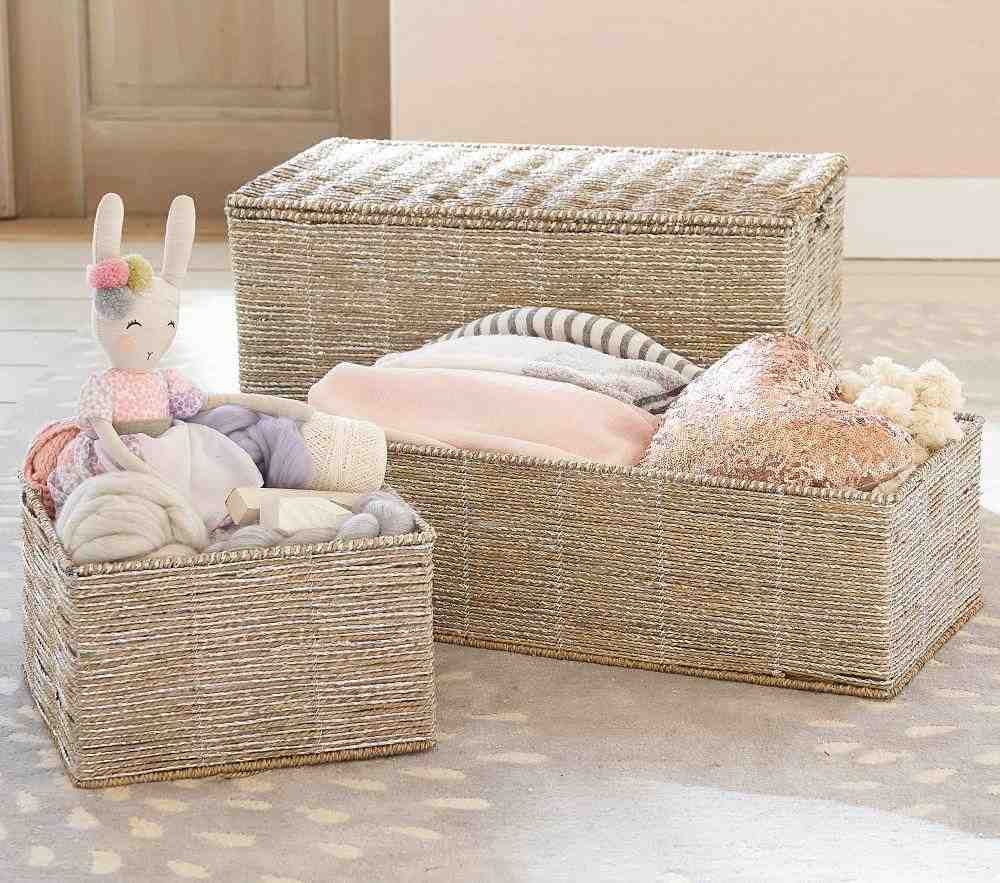 Silver Rope Utility Basket