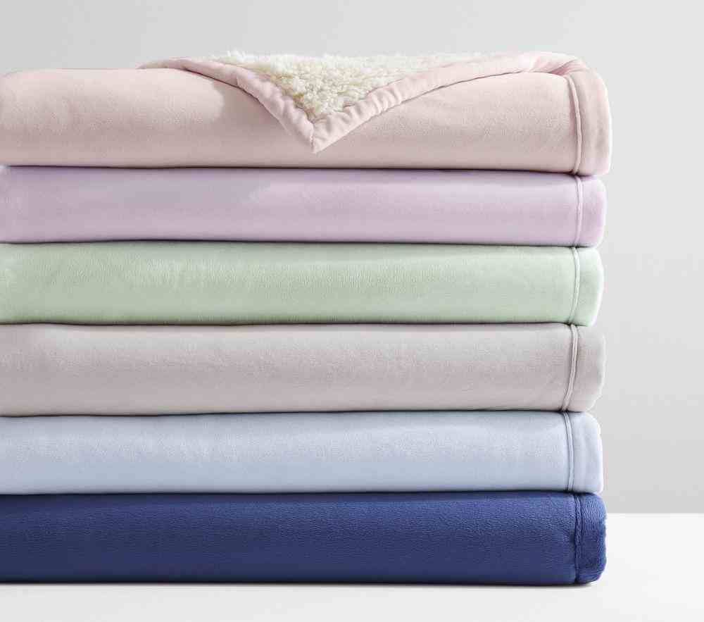 Recycled Sherpa Baby Blanket