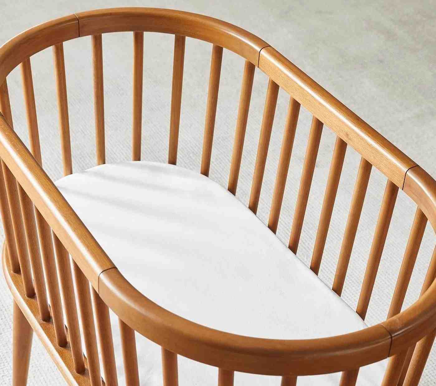 west elm x pbk Mid Century Bassinet