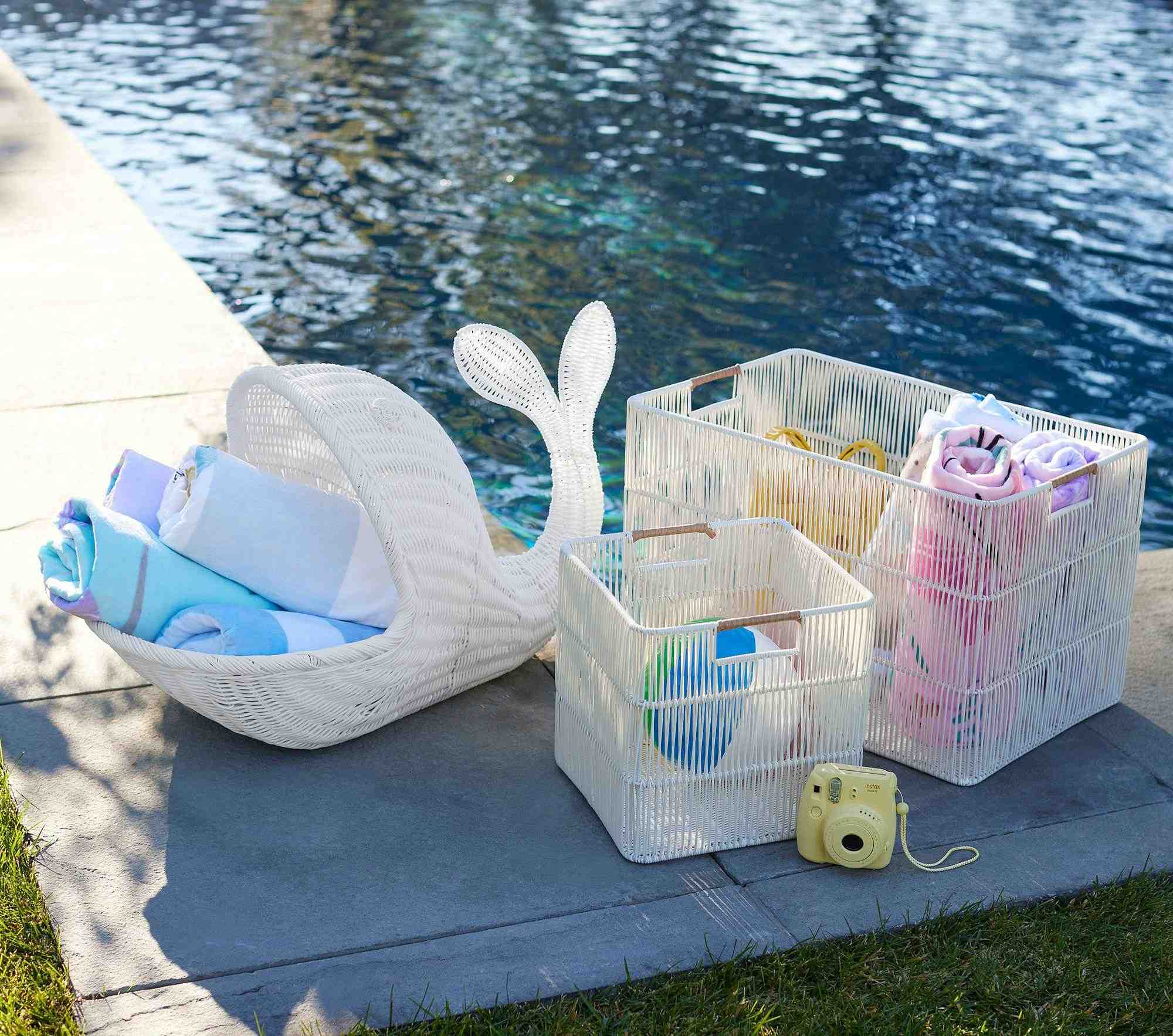 Woven Whale-Shaped Storage