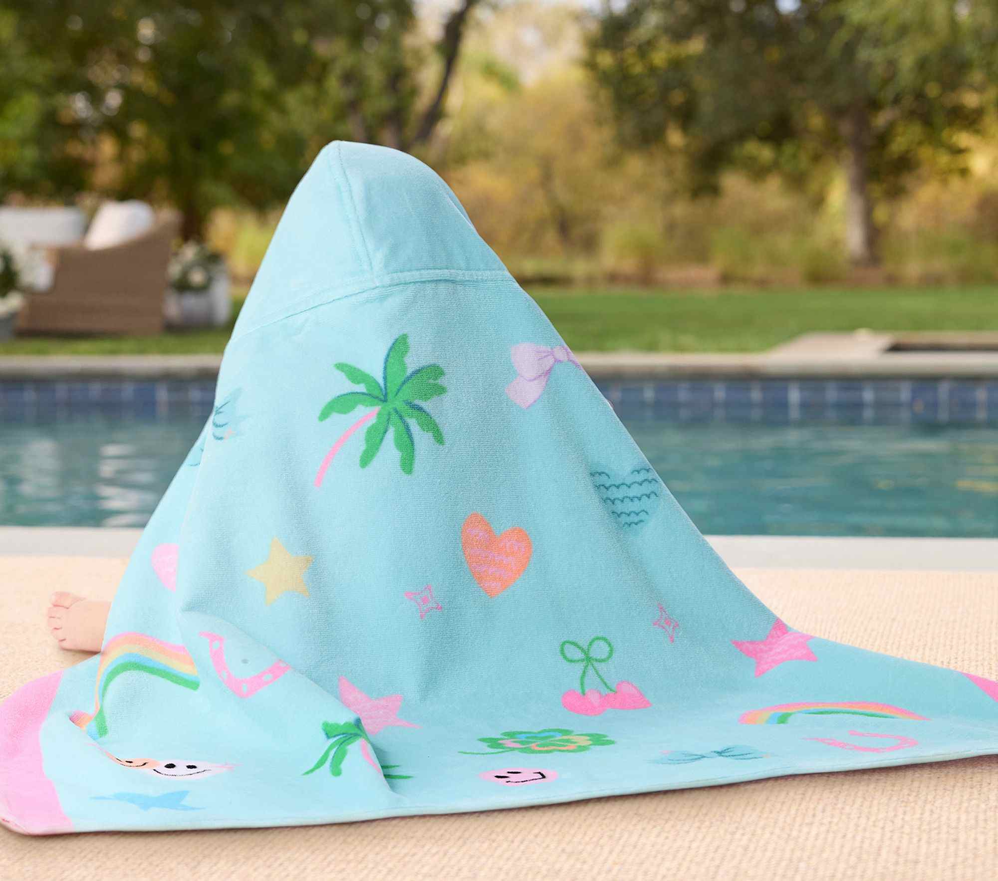 Pottery Barn Kids | Stoney Clover Lane Baby Beach Hooded Towel UPF 50+