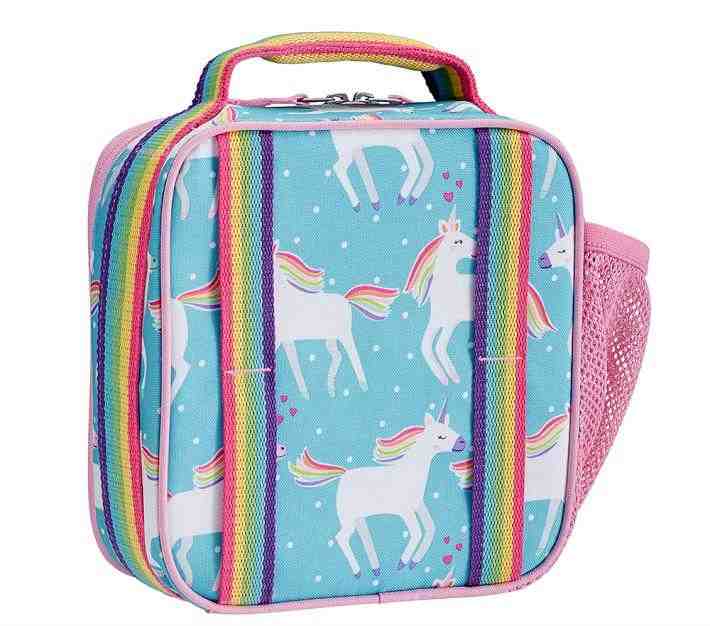 Mackenzie Aqua Unicorn Parade Lunch Boxes