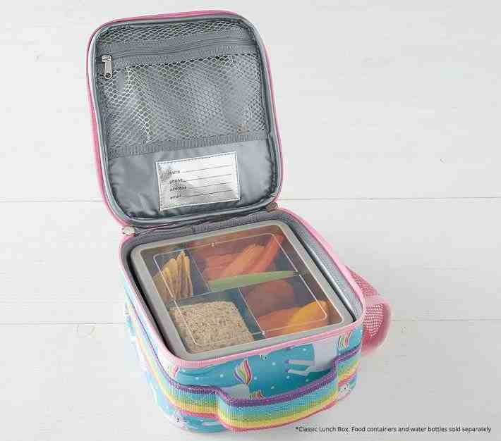 Mackenzie Aqua Unicorn Parade Lunch Boxes
