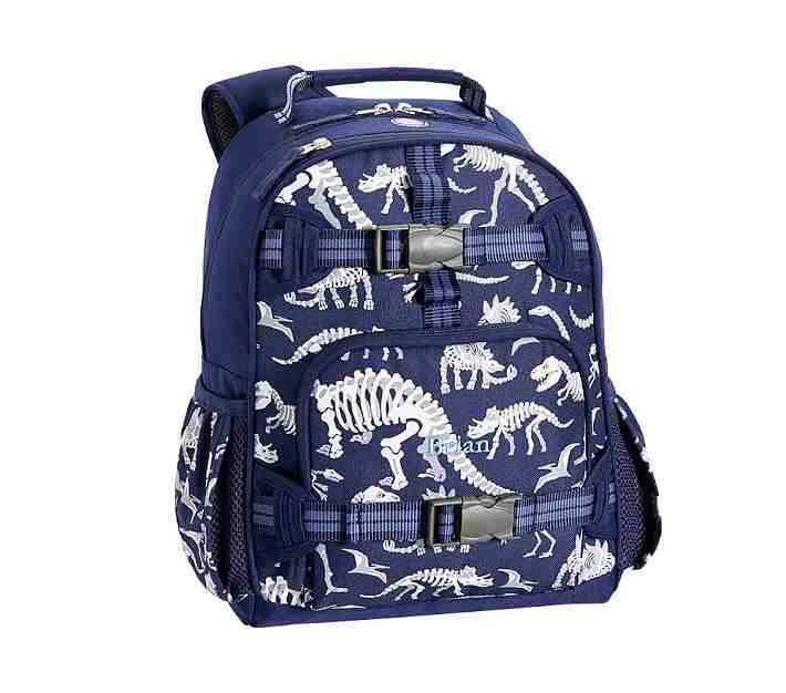 Mackenzie Navy Dino Bones Glow-in-the-Dark Backpacks