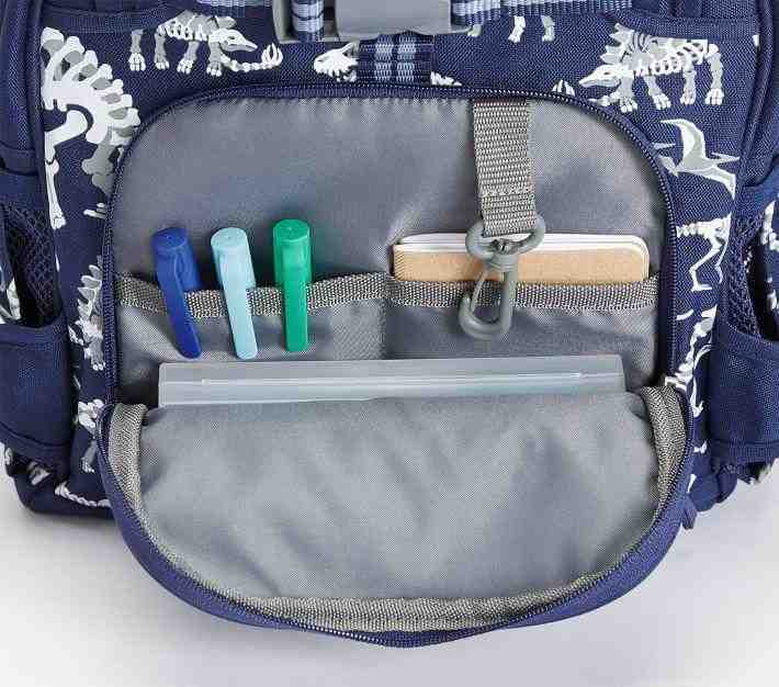 Mackenzie Navy Dino Bones Glow-in-the-Dark Backpacks